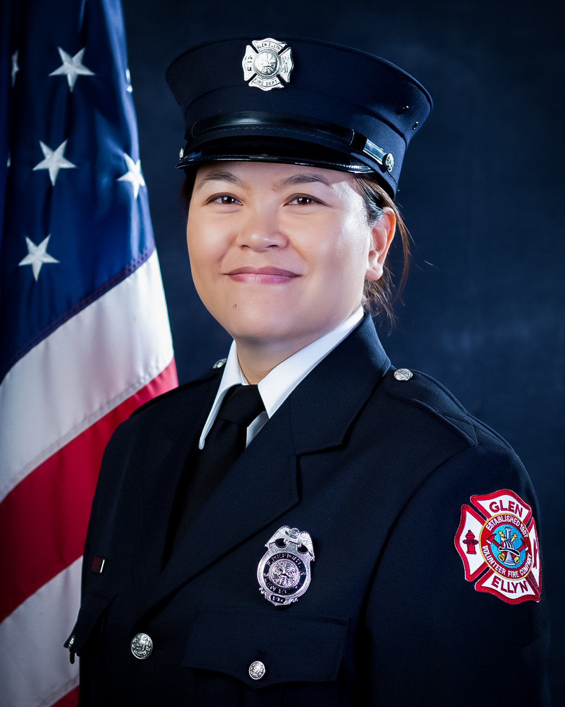 Michelle Calvario Glen Ellyn Volunteer Fire Figther 1